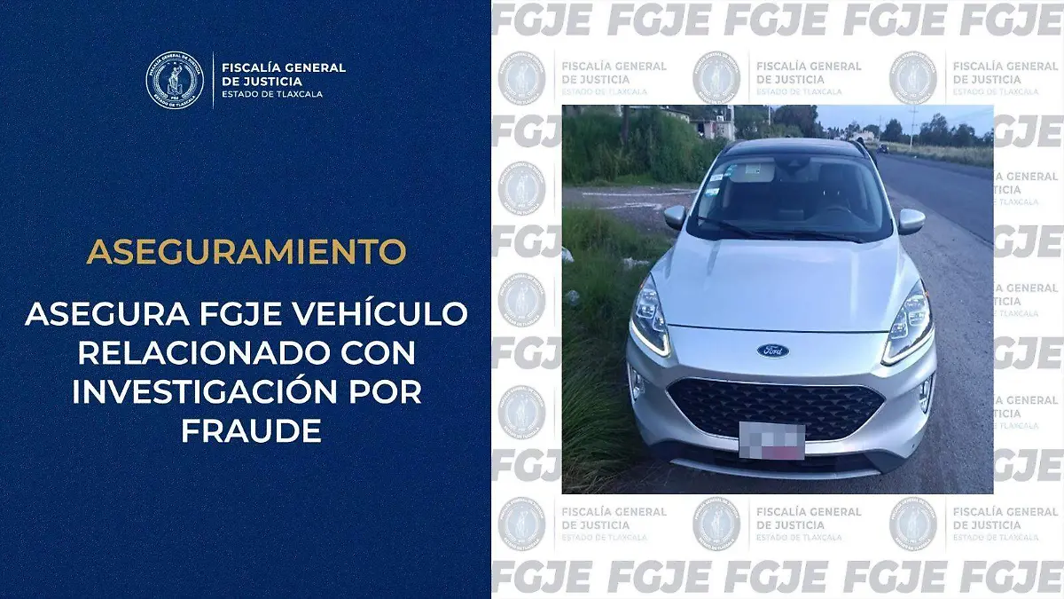 Aseguran vehículo vinculado con investigación por fraude en Tetla