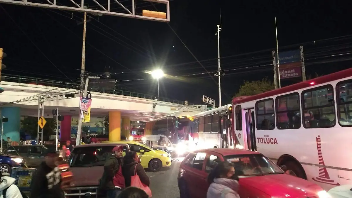 zona de la terminal de Toluca