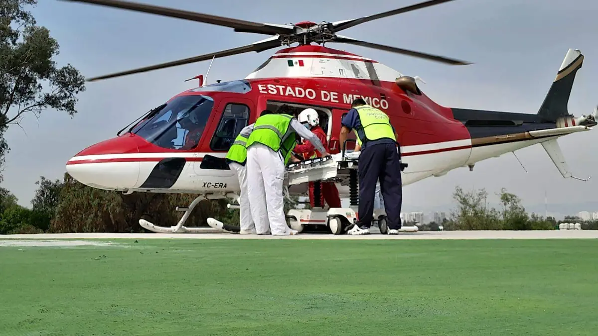 relámpagos rescate aéreo