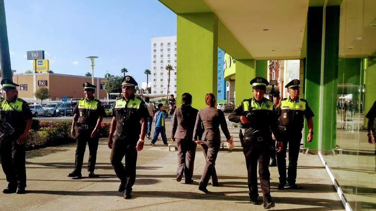 policía-centros comerciales