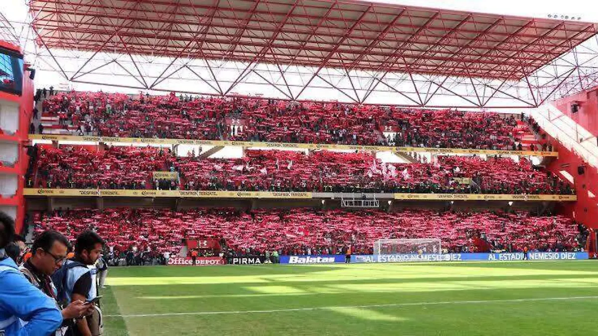afición bombonera Toluca