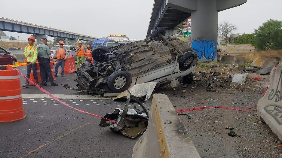 un muerto por accidente en la México-Puebla