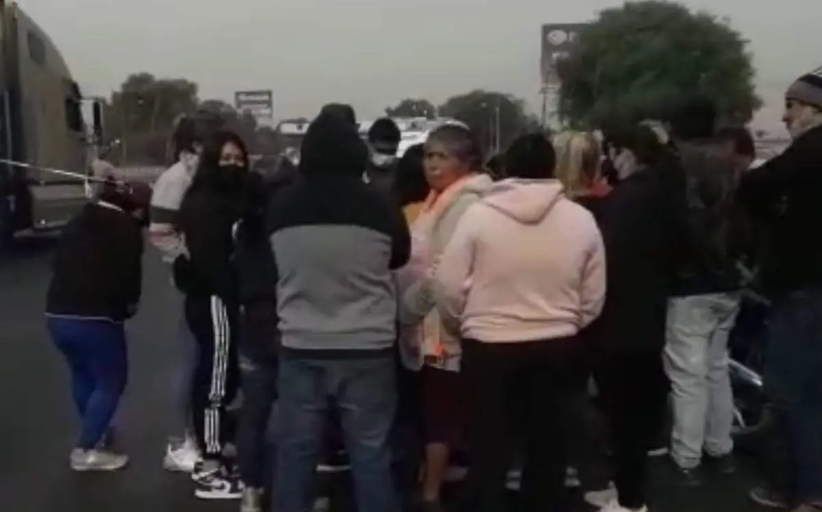 bloqueo caseta tras desaparición de Luis 3