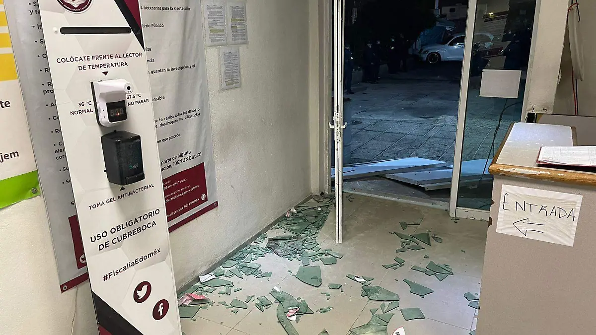 destrozos fiscalía naucalpan 