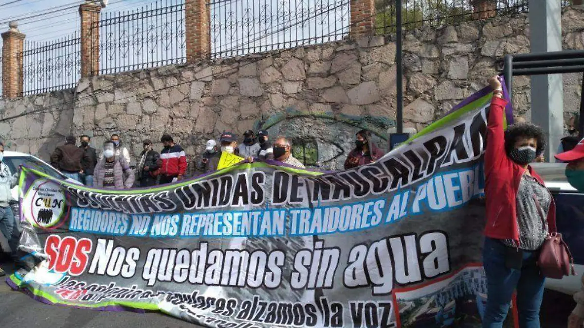 Video_ Protestas contra el Plan de Desarrollo Urbano enmarcan el Segundo Informe de Naucalpan