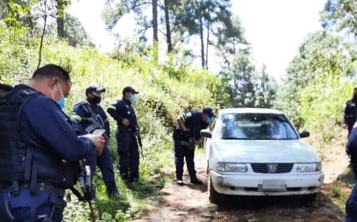 vehículo secuestros amanalco