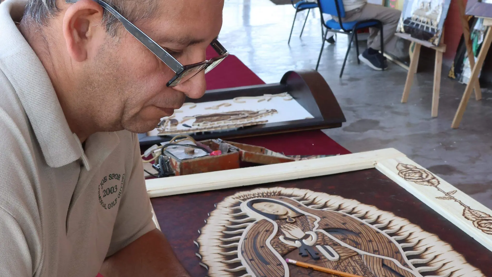 Virgen artesanía Santiaguito 2