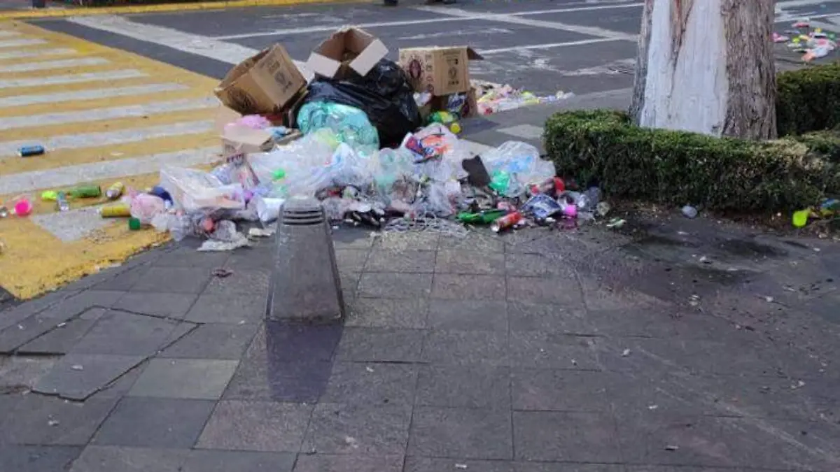 basura festejo 2