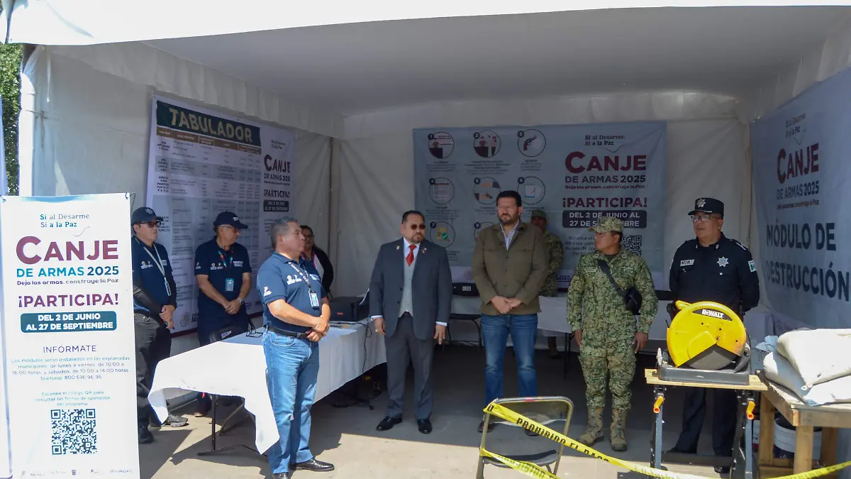 canje de armas Almoloya 2