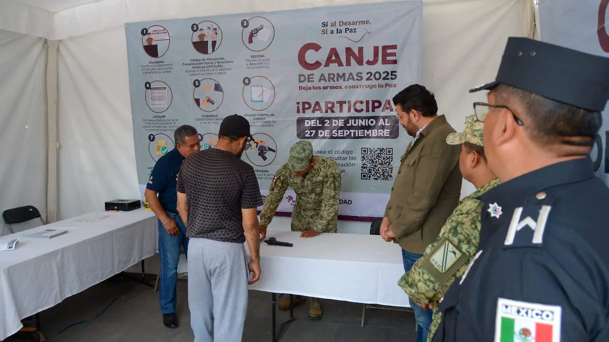 canje armas Almoloya 3