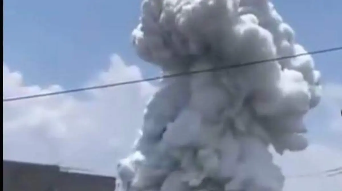 explosion polvorines