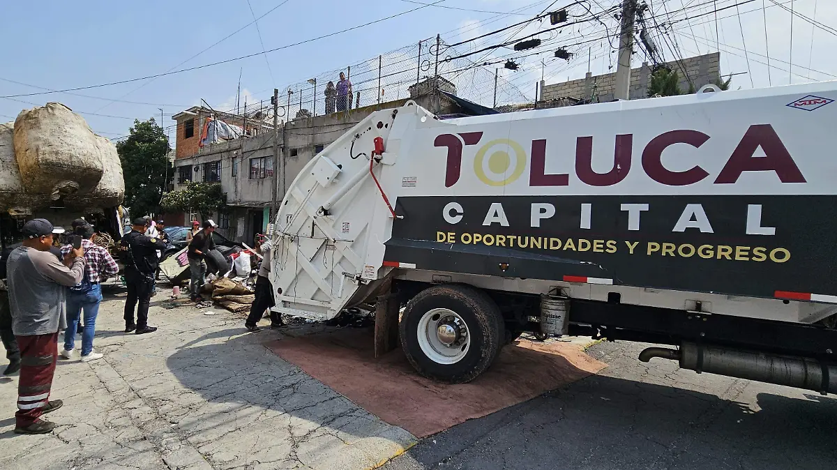 camión recolector Toluca