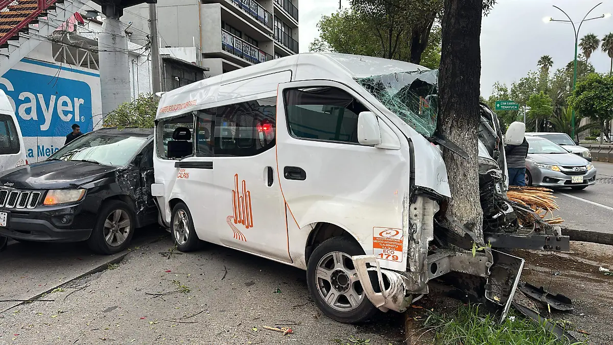 fotos choque transporte público