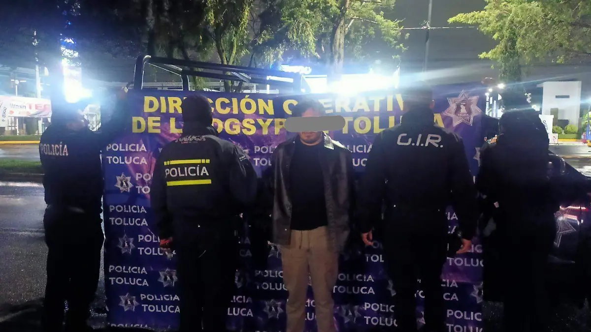 detenido en Toluca 