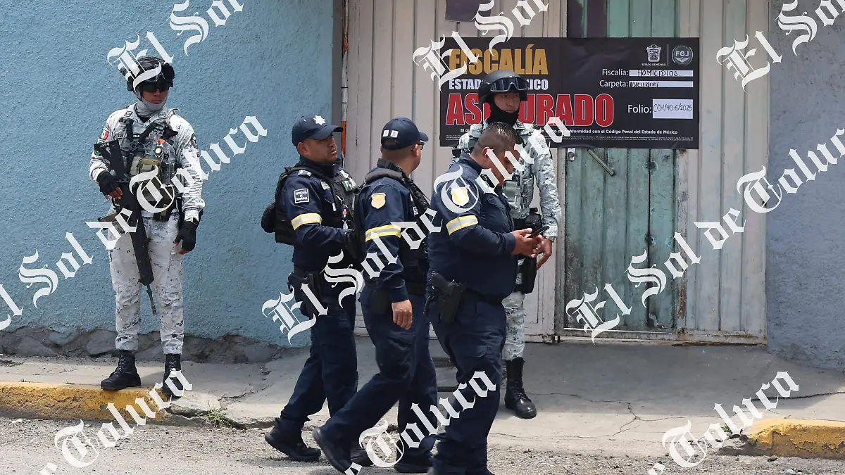 Aseguran inmuebles CJNG zinacantepec
