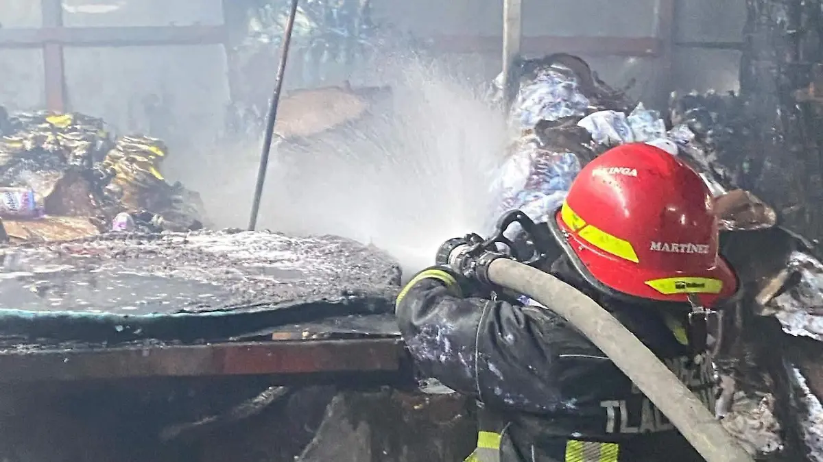 incendio bodega abarrotes Tlalnepantla