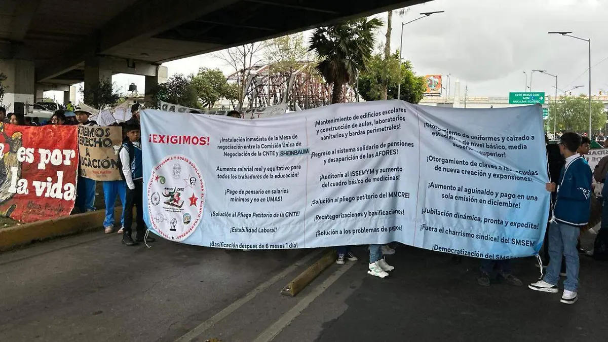protesta-maestros-bloqueos-ecatepec-chalco