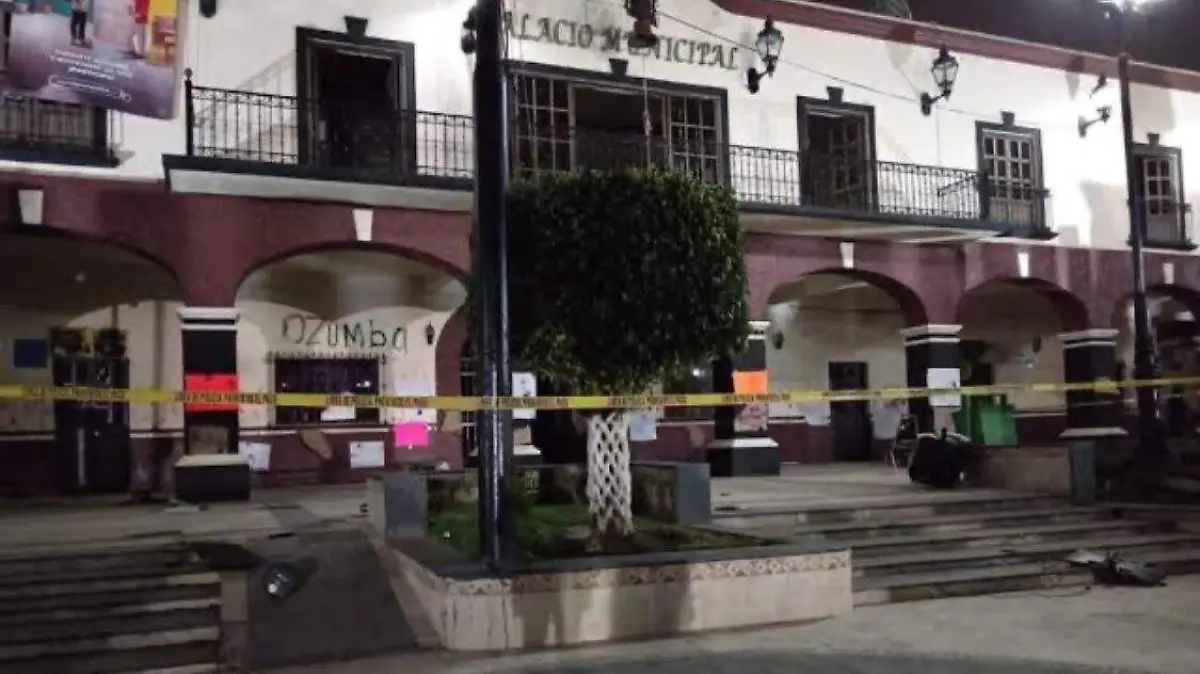 palacio municipal de ozumba vandalalizado