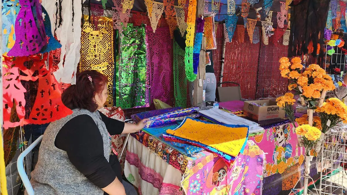 Papel picado familia Morán