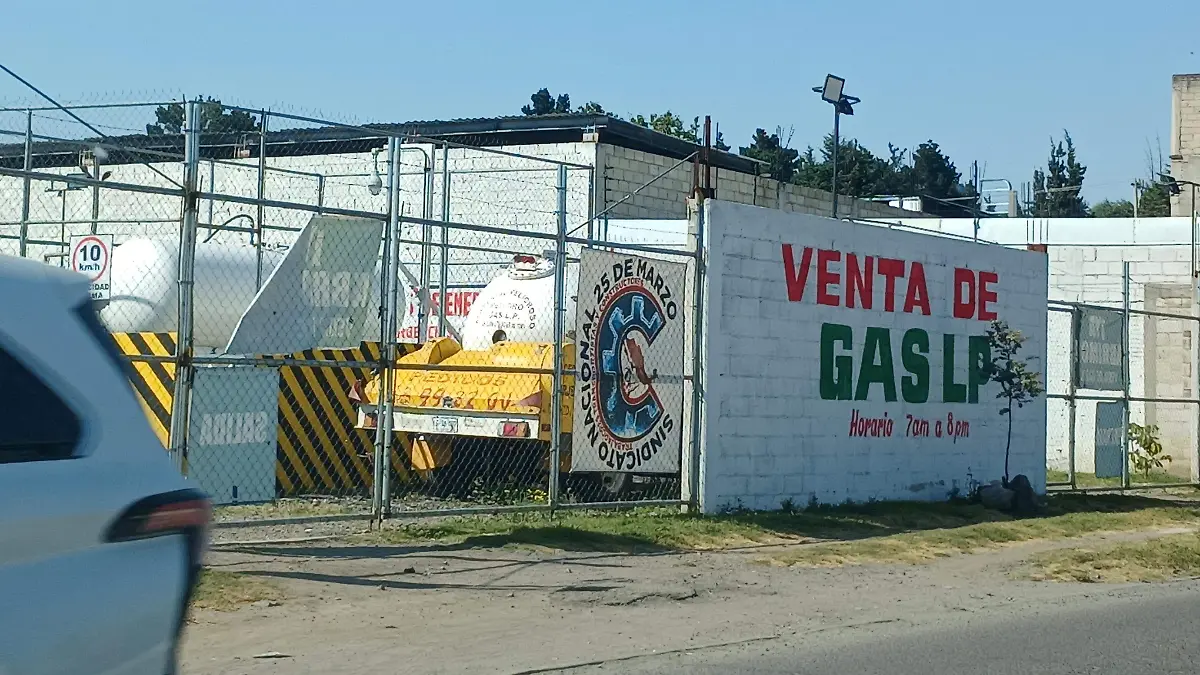 Puesto de venta gas LP