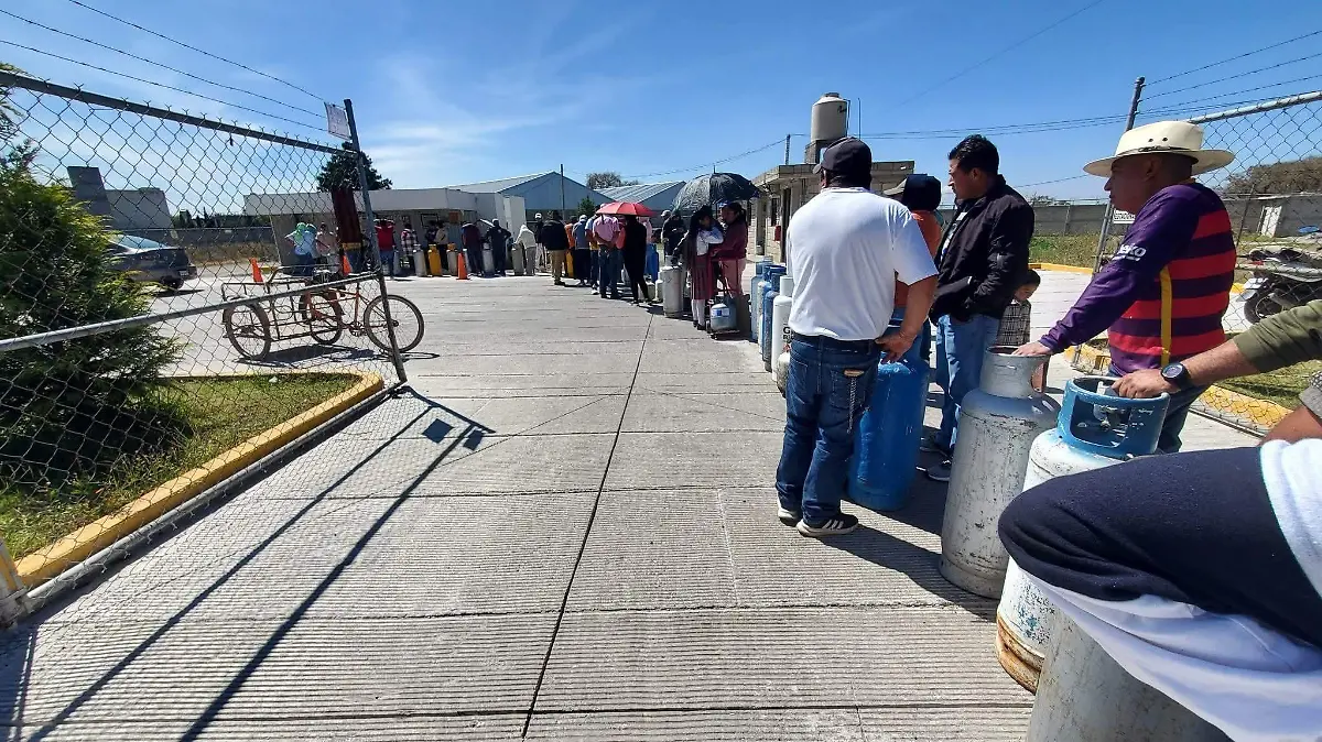 Puesto de venta gas LP