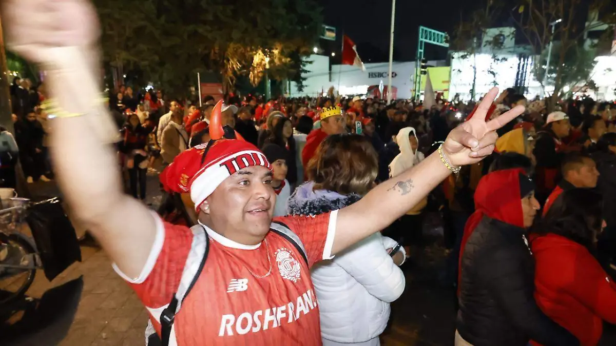 Festejo Afición de Toluca FC