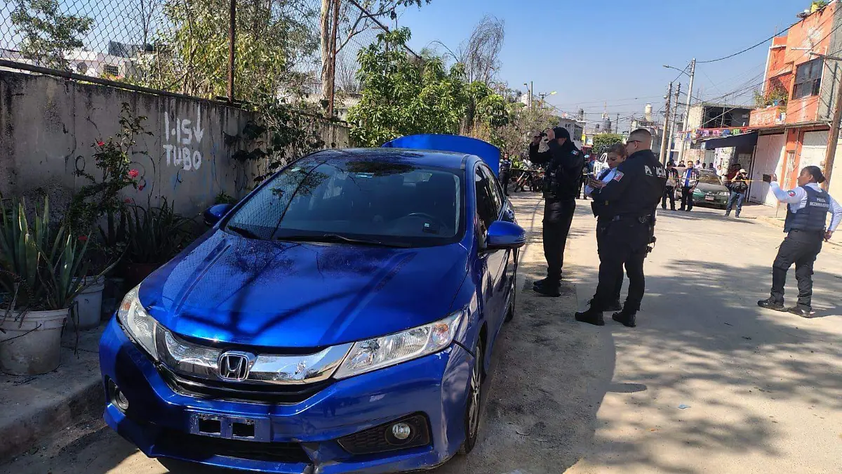 coche involucrado en un atropellamiento en iztapalapa