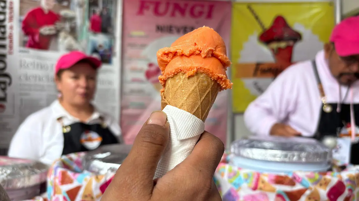 Helados con hongos comestibles 3