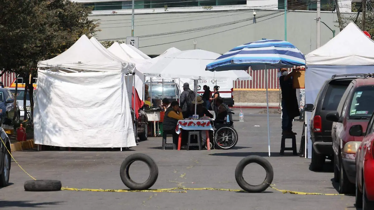 bloqueo ambualntes zona de hospitales del edomex