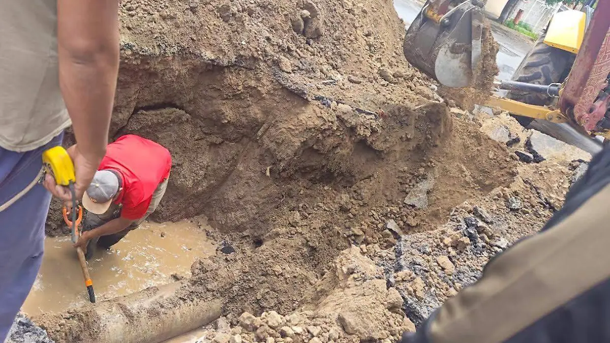 fuga de agua