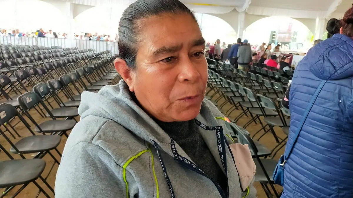 Teresa Vega beneficiaria mujeres bienestar 