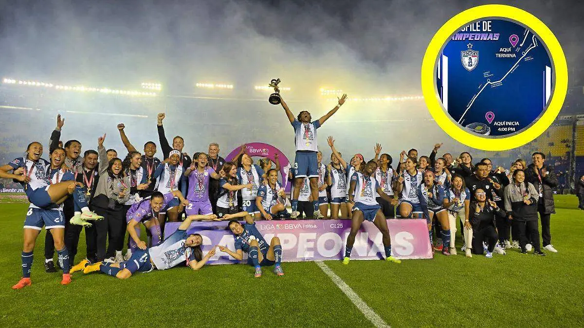 Tuzas del pachuca desfile campeonas liga mx femenil (1)
