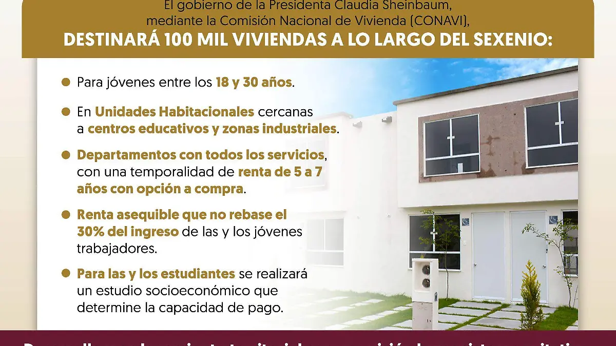Infografía vivienda para jóvenes
