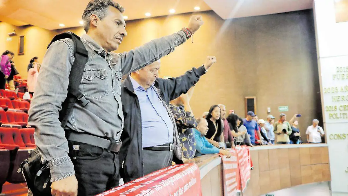 Protesta en el Congreso