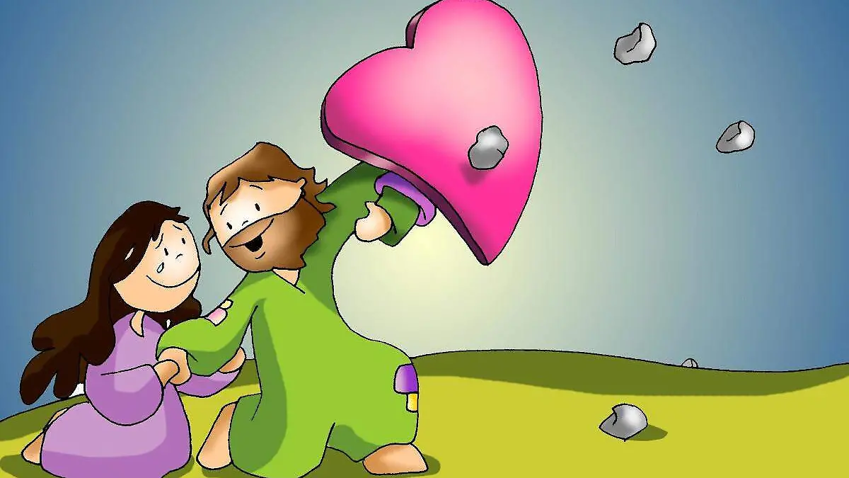 Jesús defiende a mujer