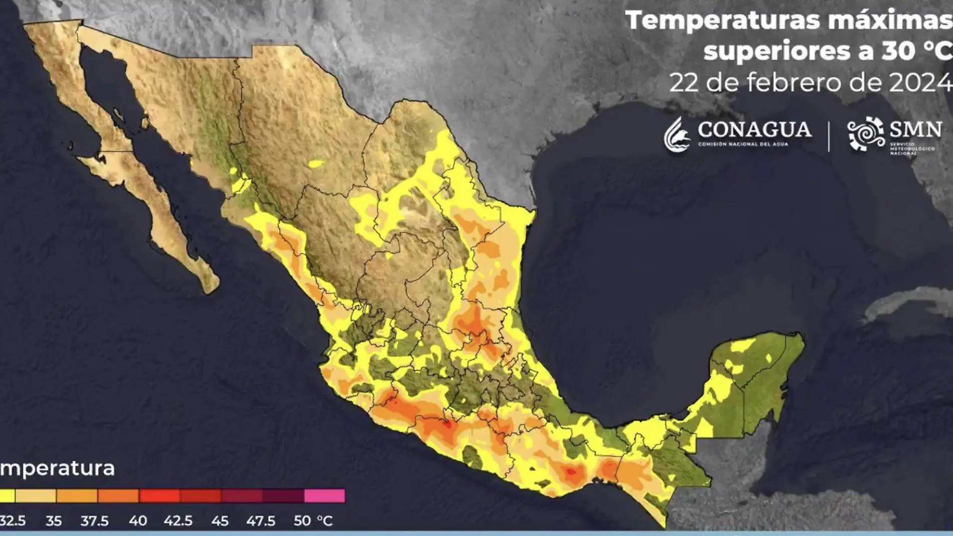 Infografía clima 22 de febrero 2024