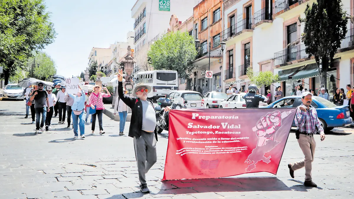Marcha profesores