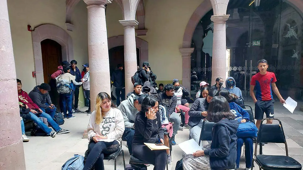 Alumnos de preparatoria