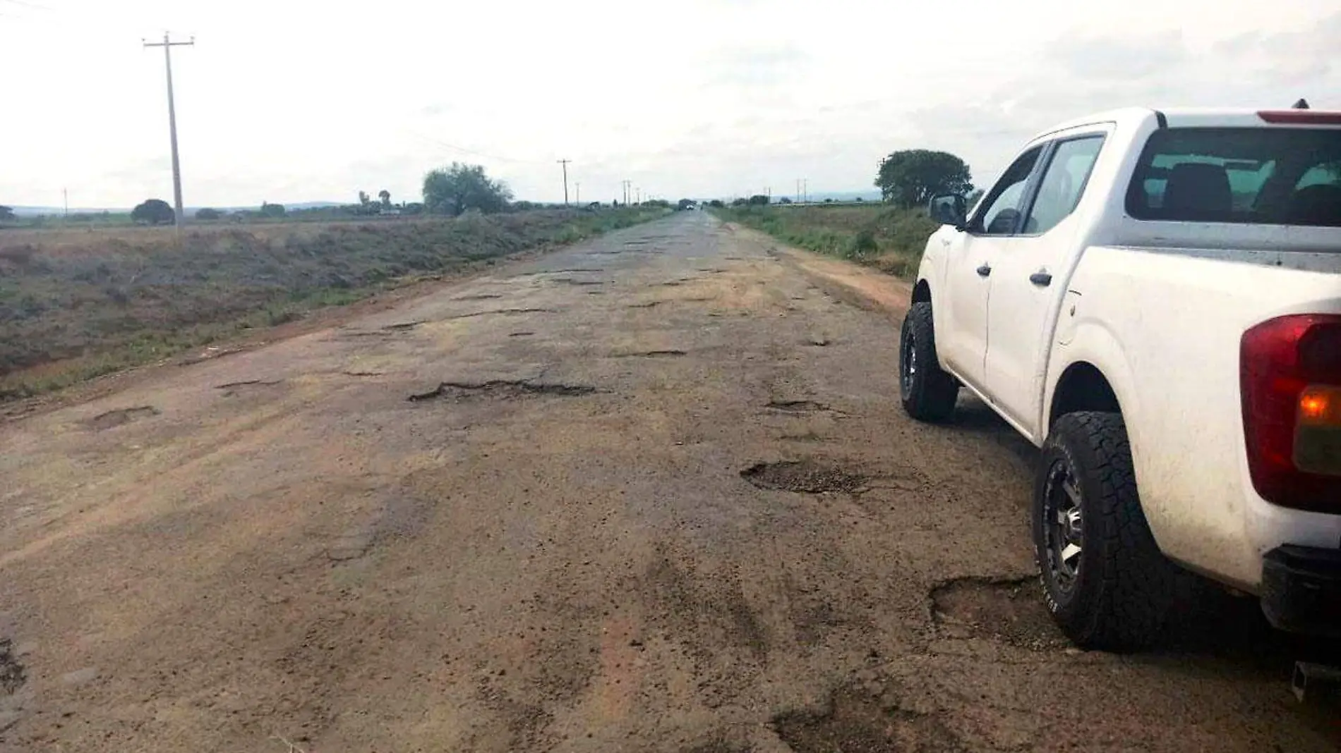 Baches en carretera