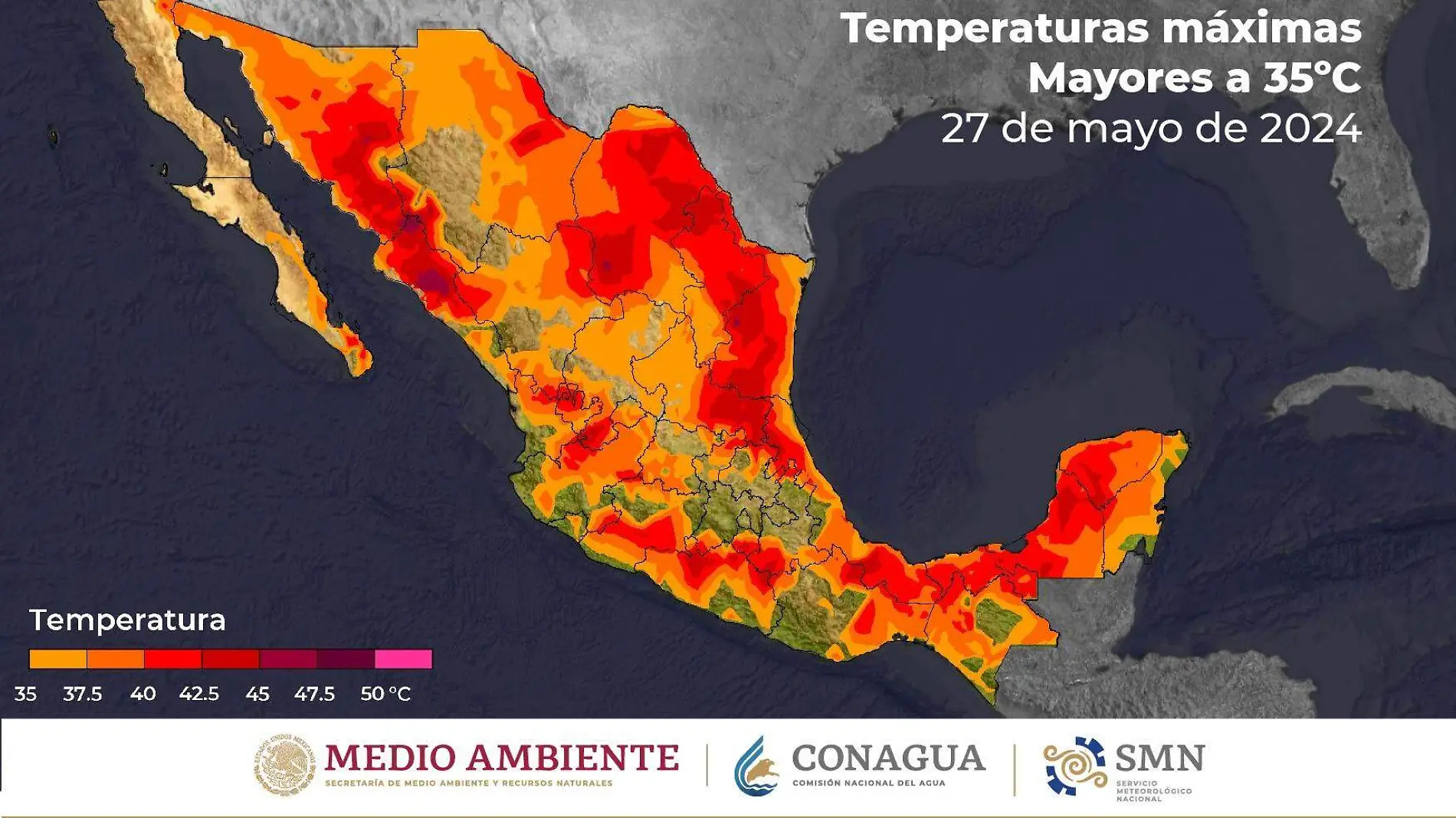 Clima 27 de mayo de 2024