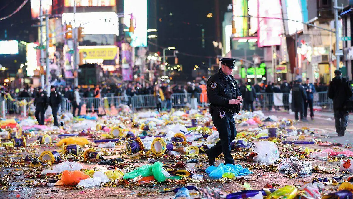Policía en Times Square