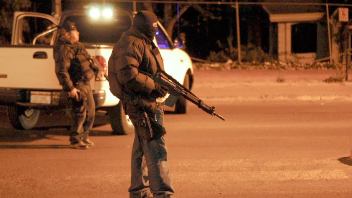 Elementos de seguridad armados