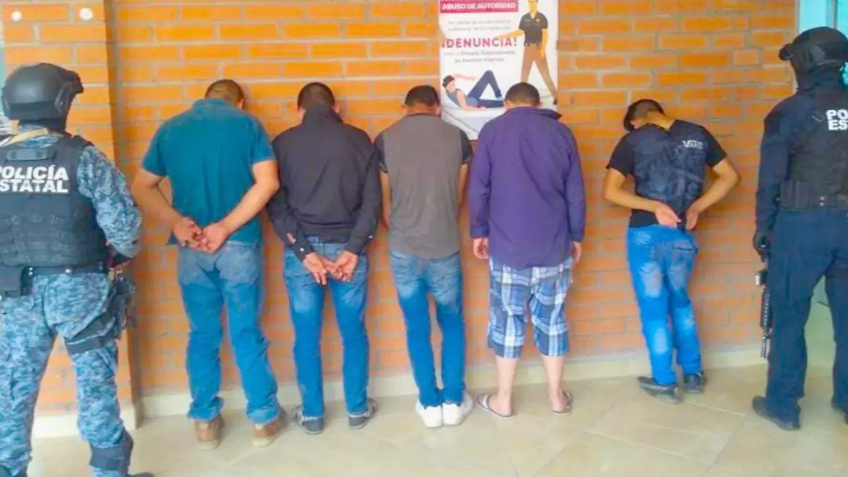 Detenidos en operativos en Fresnillo, Zacatecas