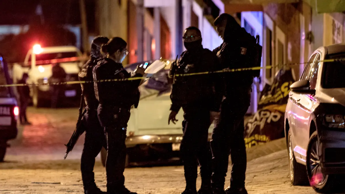 Elementos policiacos en operativo