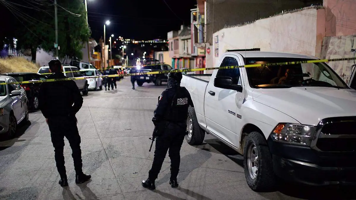 Zona de intervención en la zona centro de Zacatecas