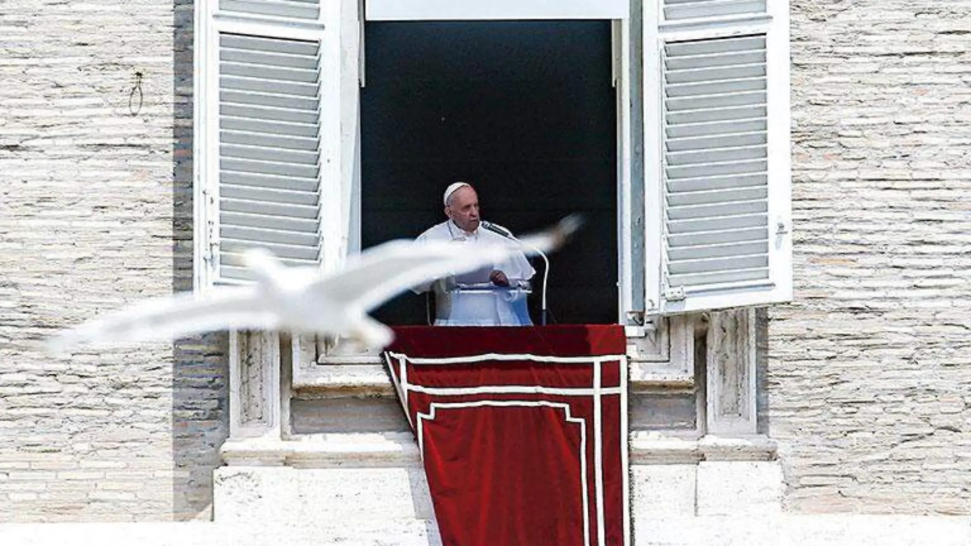 papafranciscoenelrezodelangelus