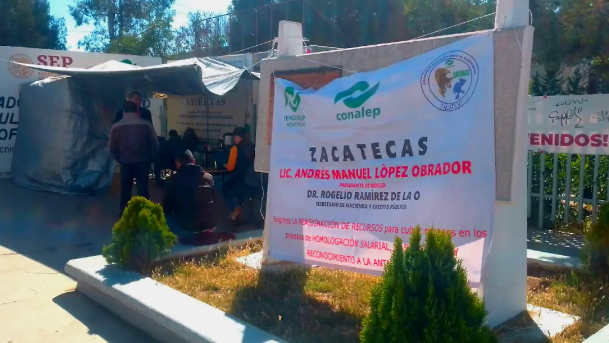 Conalep en Zacatecas se unió a una protesta nacional
