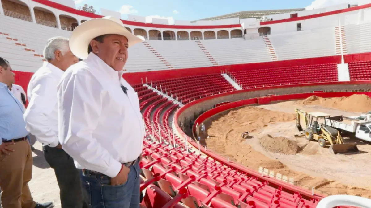 Trabajos de remodelación en la Plaza de Toros