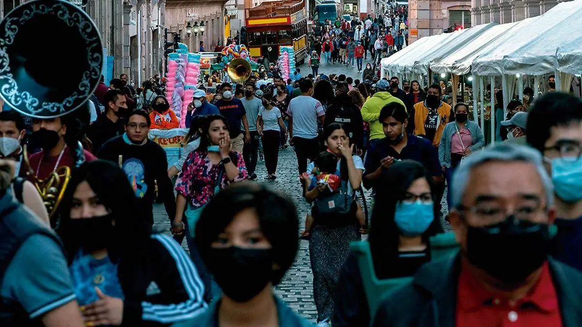 Turistas en la ciudad de Zacatecas