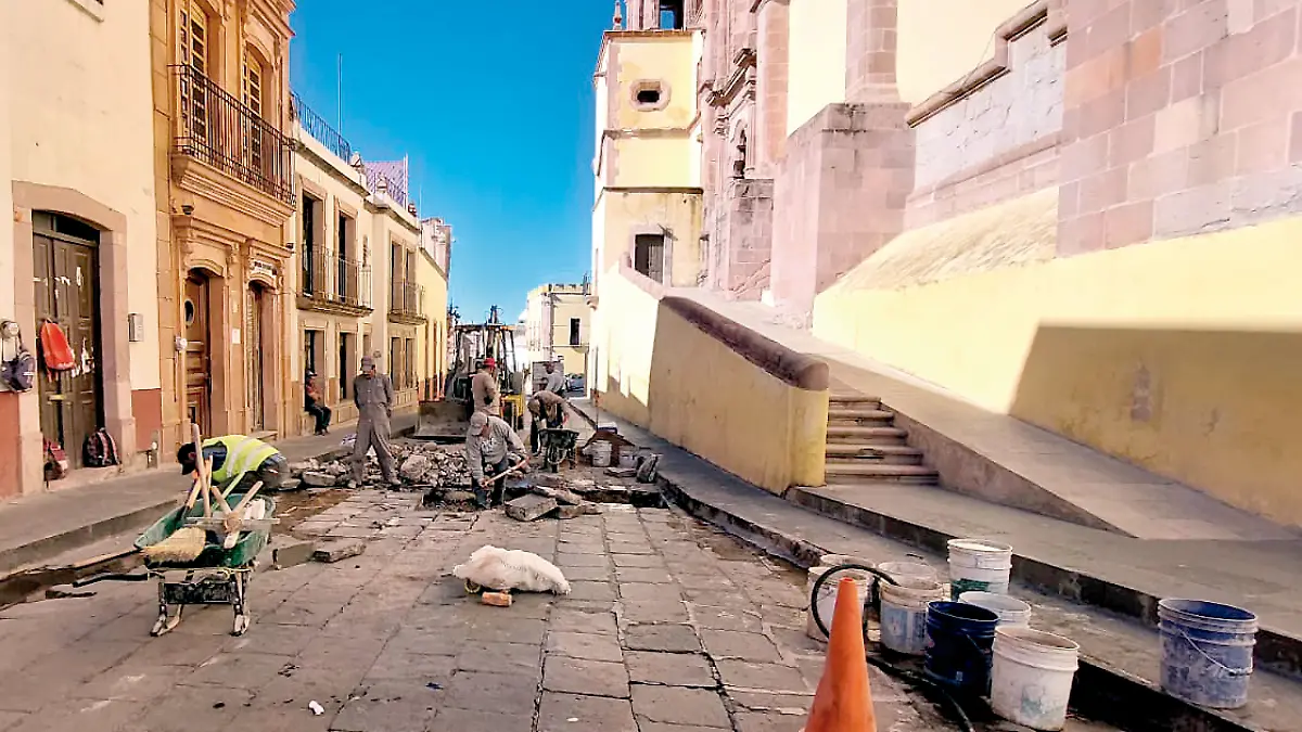 Mantenimiento de calles en Zacatecas